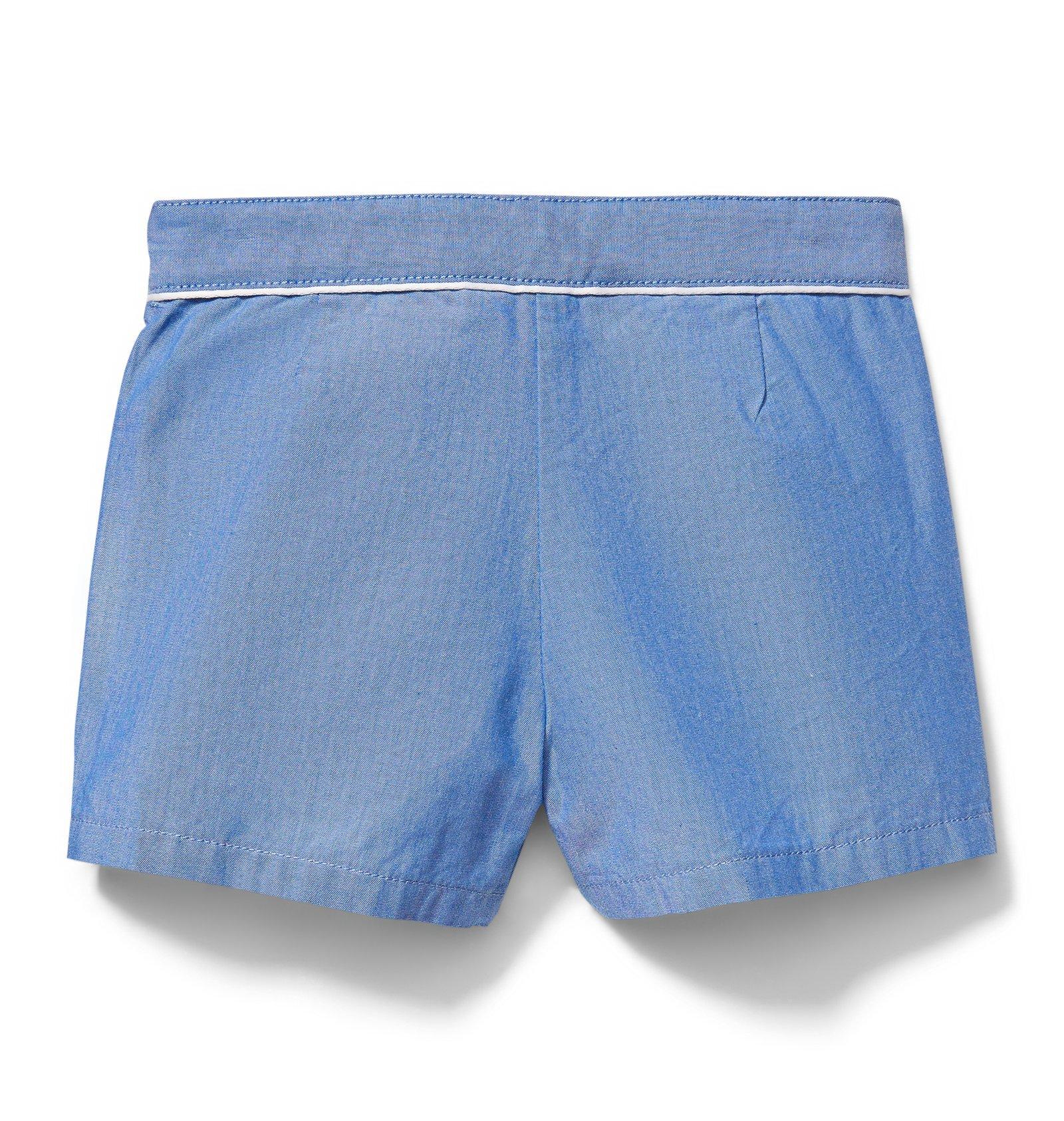 Blue shorts clearance with white trim