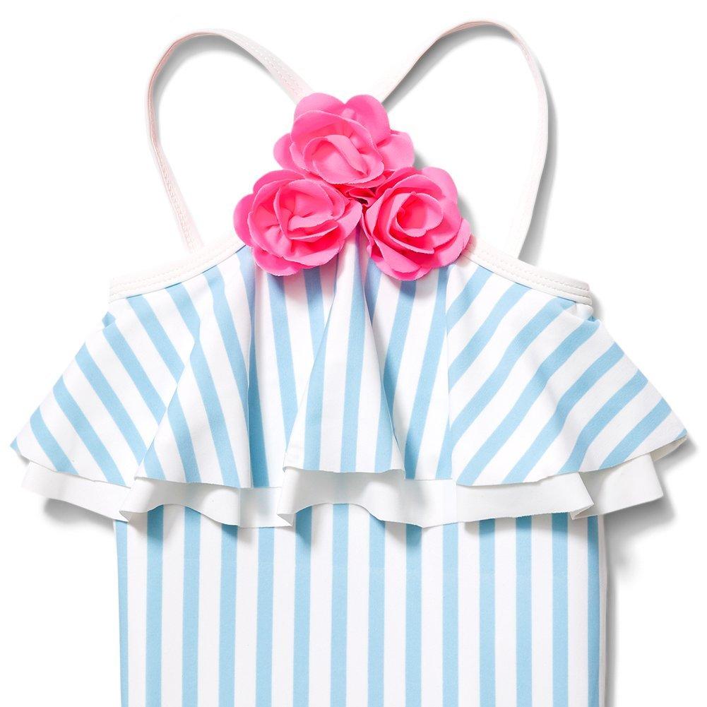 Stripe Triple Rosette Swimsuit image number 2