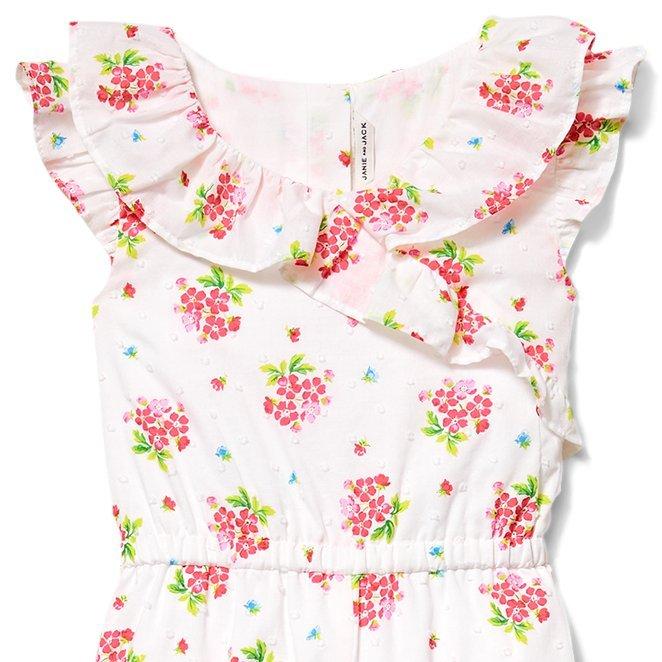 Swiss Dot Floral Jumpsuit  image number 2