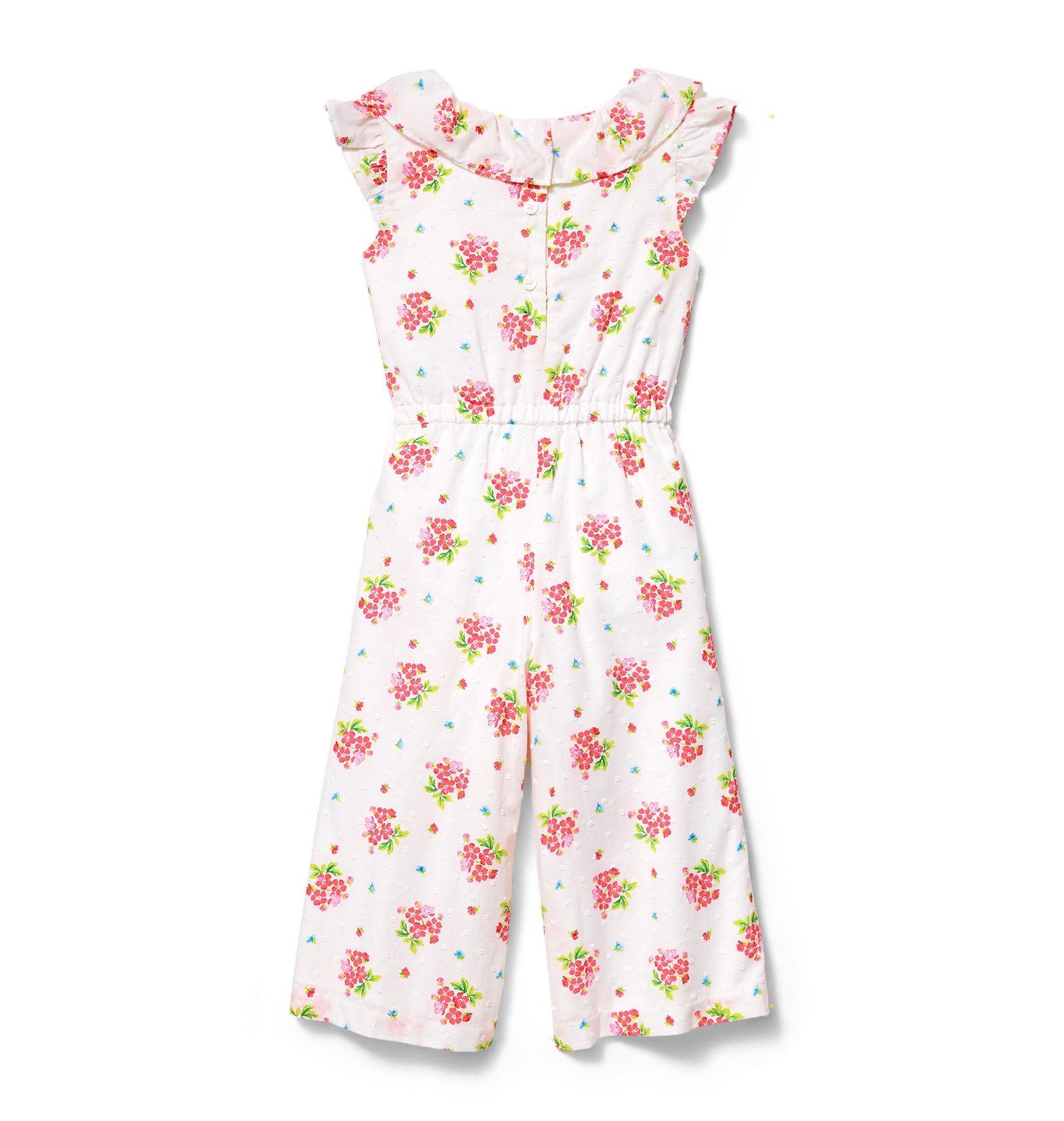 Swiss Dot Floral Jumpsuit  image number 1