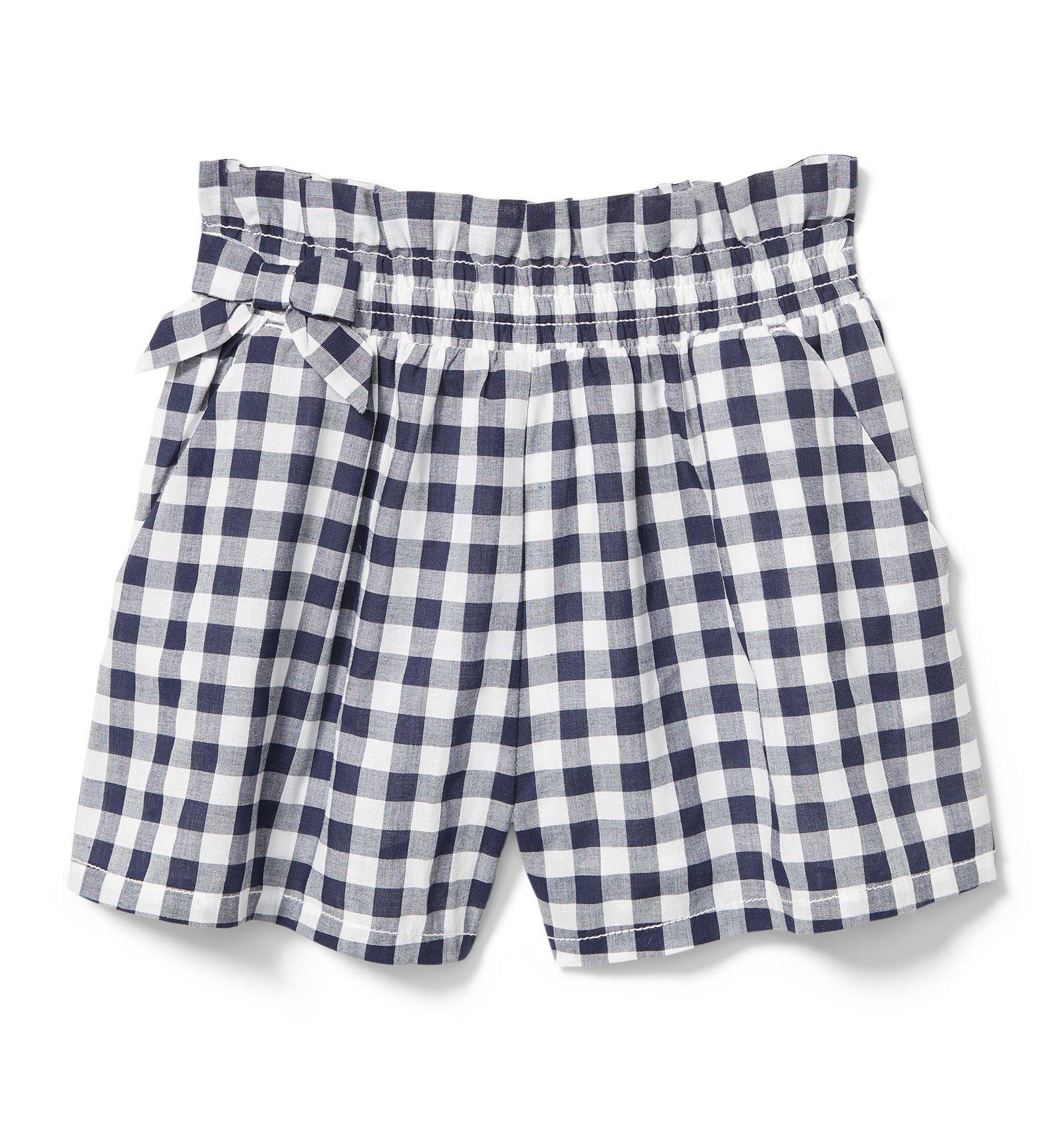 Paper Bag Waist Gingham Short image number 0