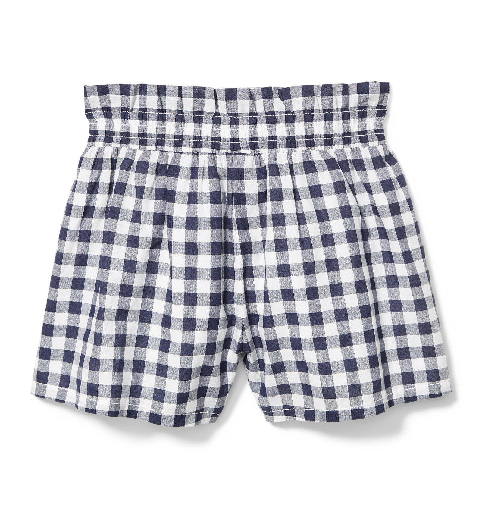 Paper Bag Waist Gingham Short image number 1