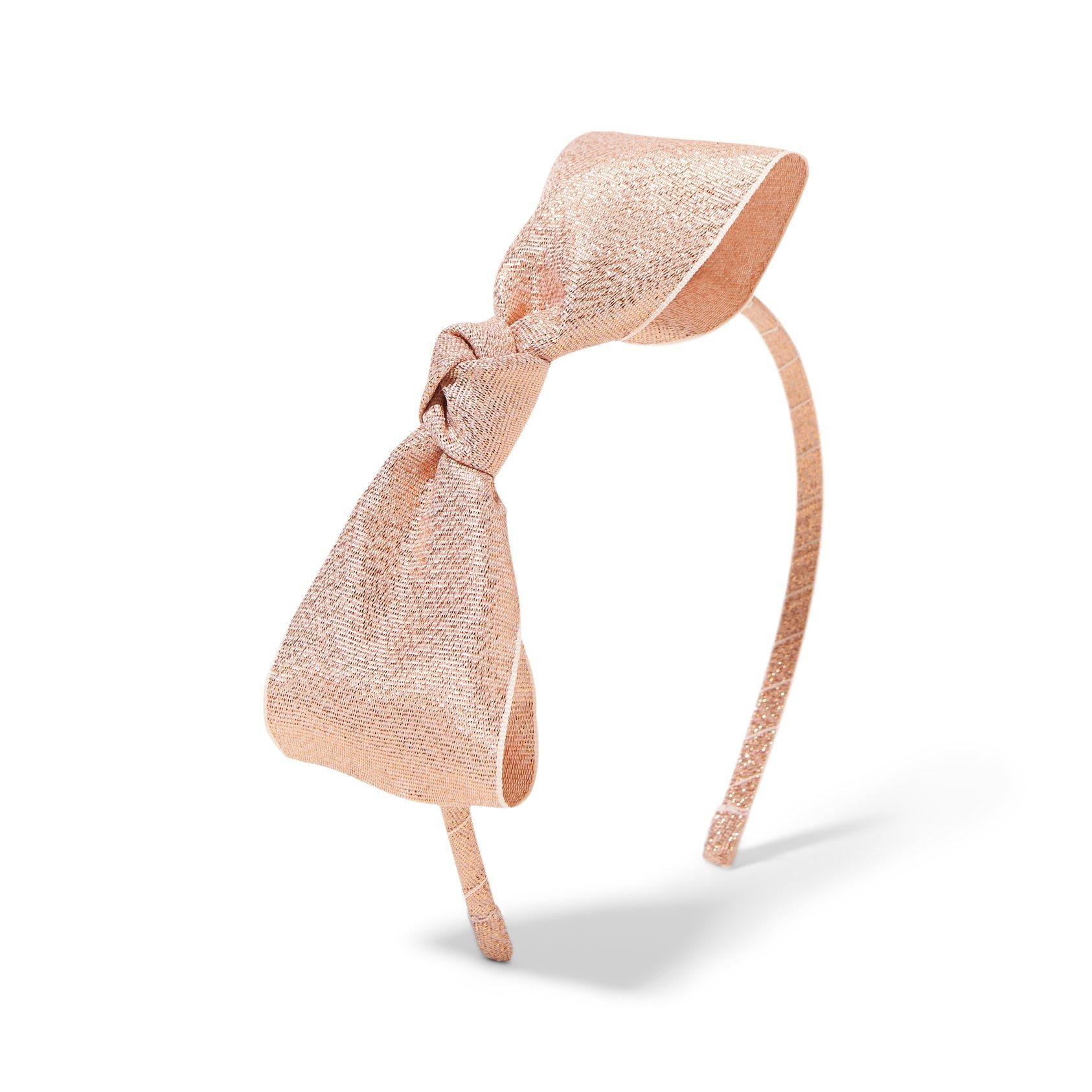 rose gold bow headband