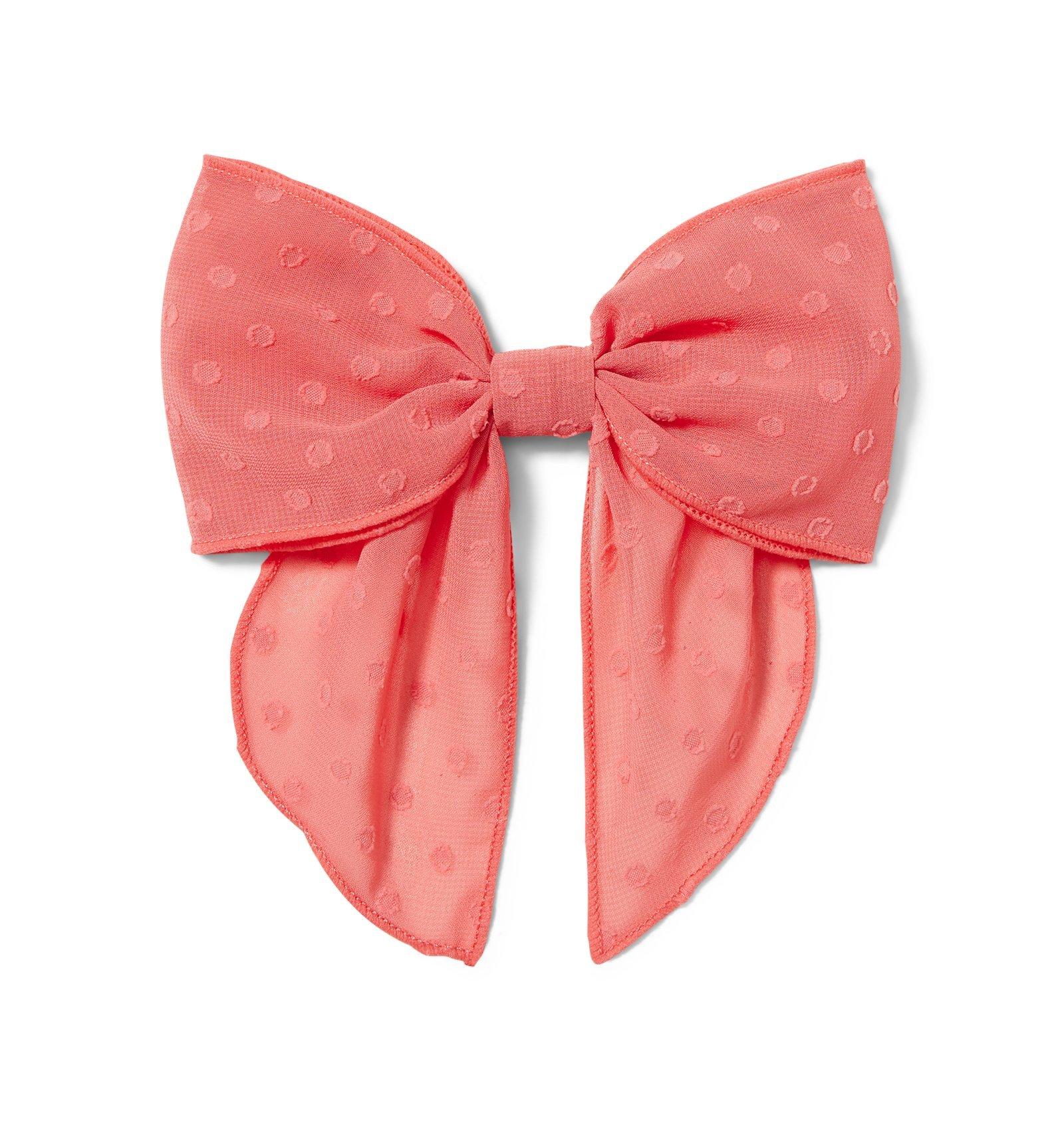Sheer Dot Bow Barrette image number 0