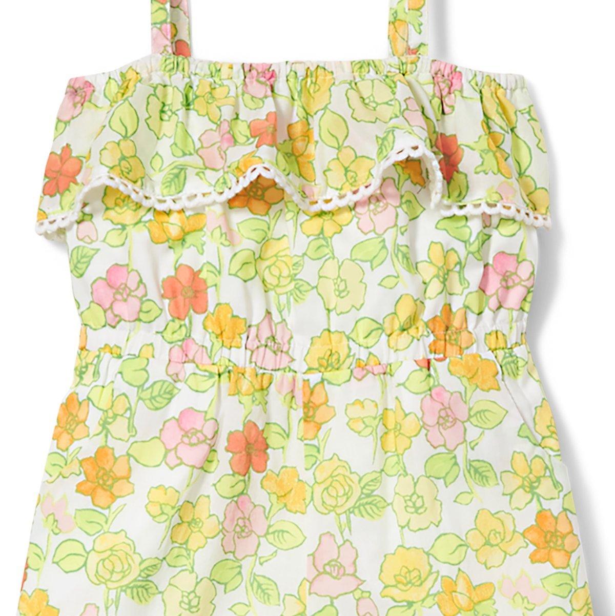 Crochet Trim Floral Jumpsuit image number 2