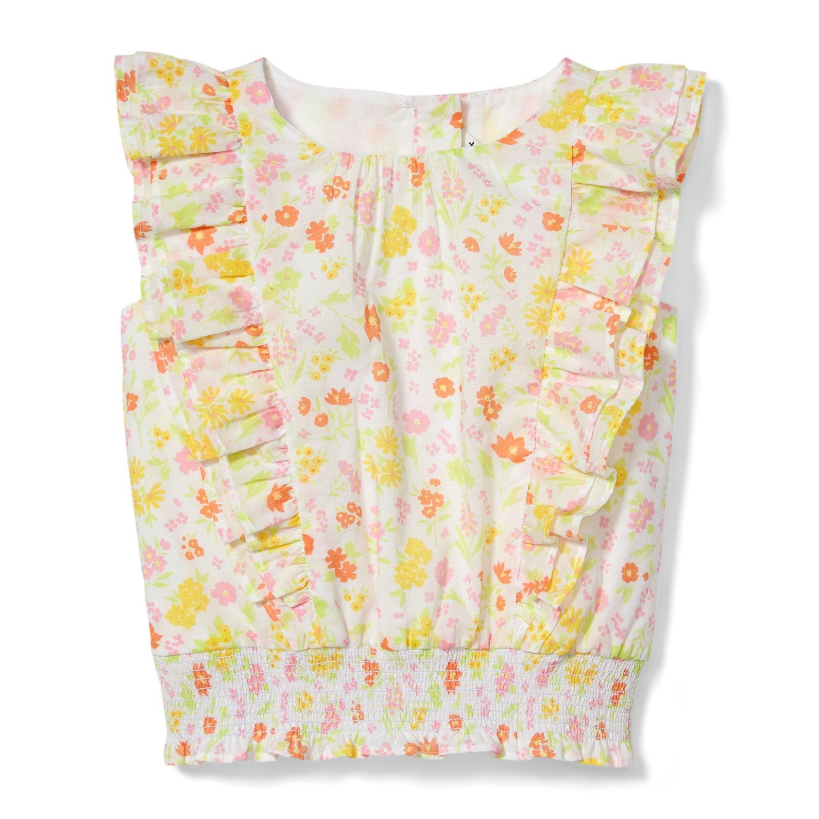 Ditsy Floral Ruffled Top image number 0
