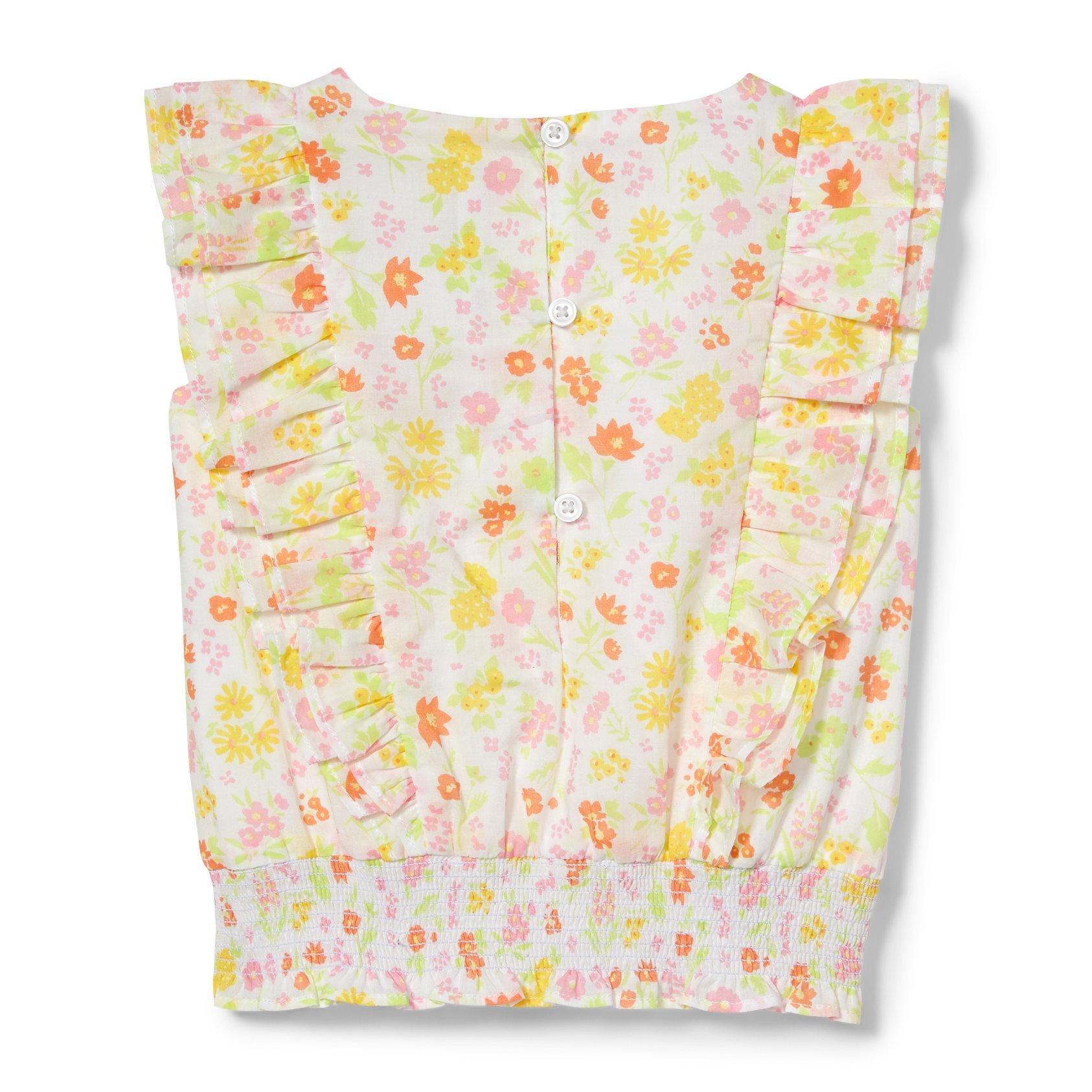 Ditsy Floral Ruffled Top image number 1