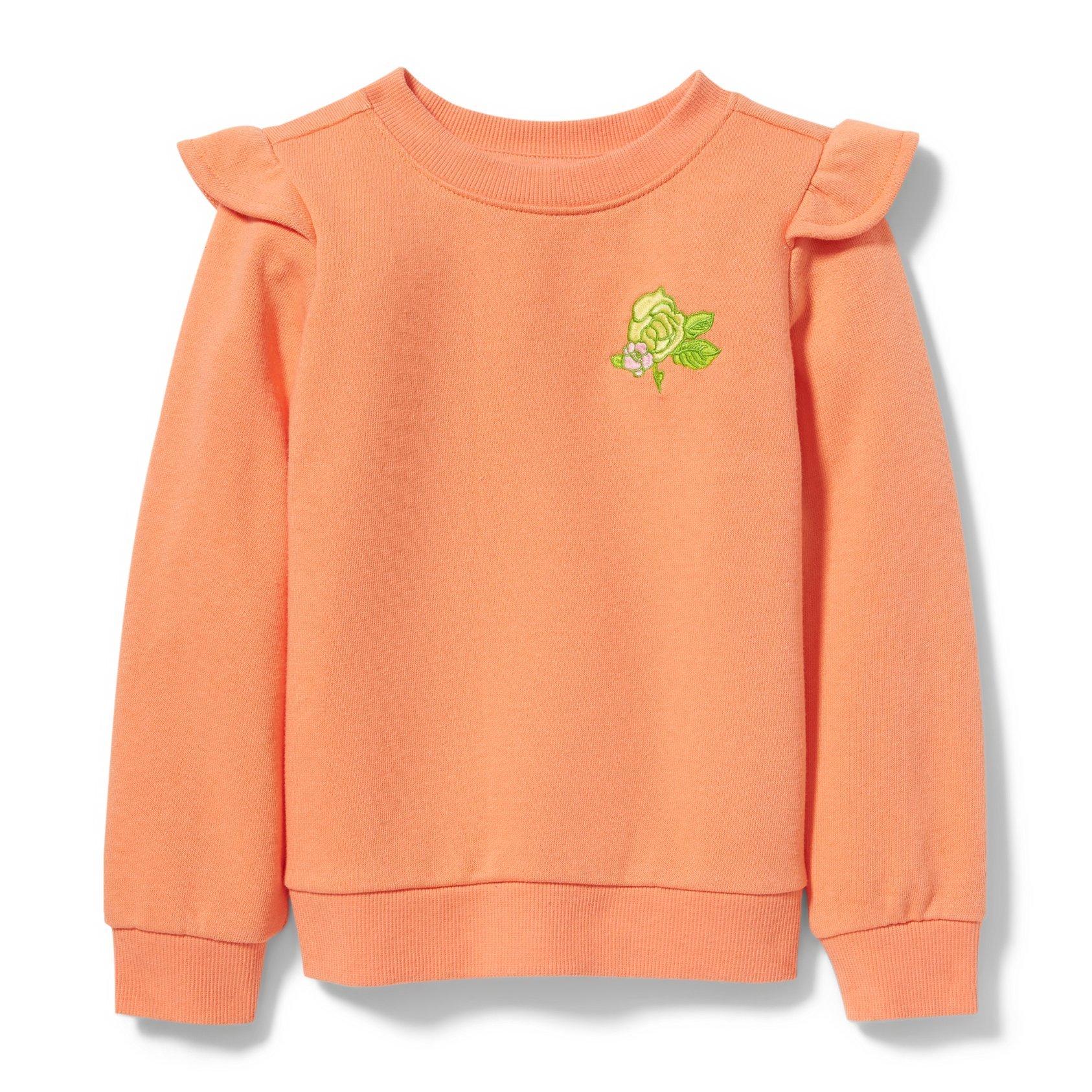 Ruffle Trim Sweatshirt image number 0