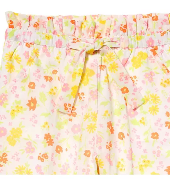 Ditsy Floral Ruffle Waist Pant image number 2