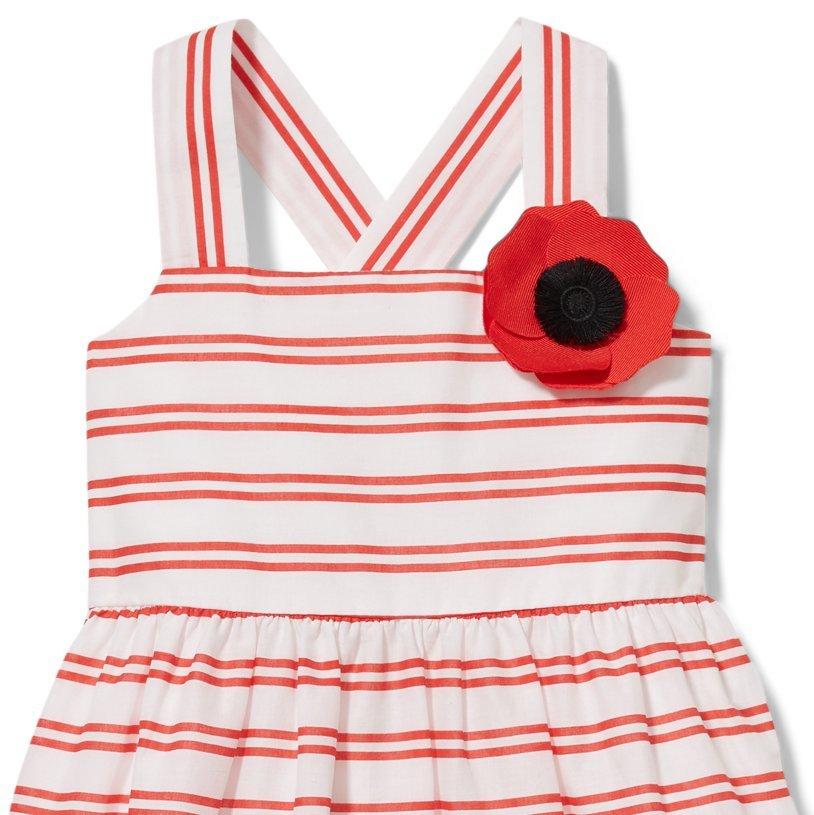 Striped Poppy Dress image number 3