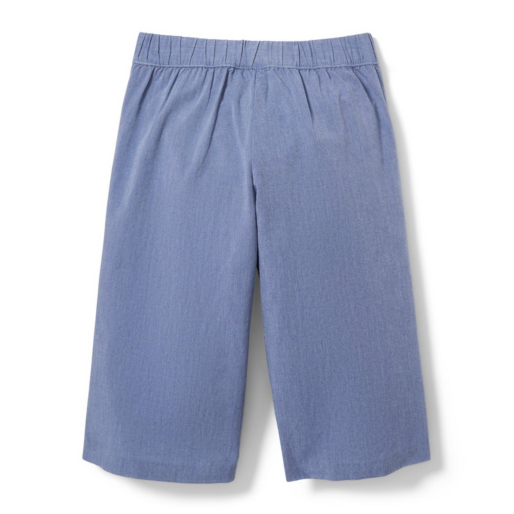 Chambray Cropped Pant image number 1