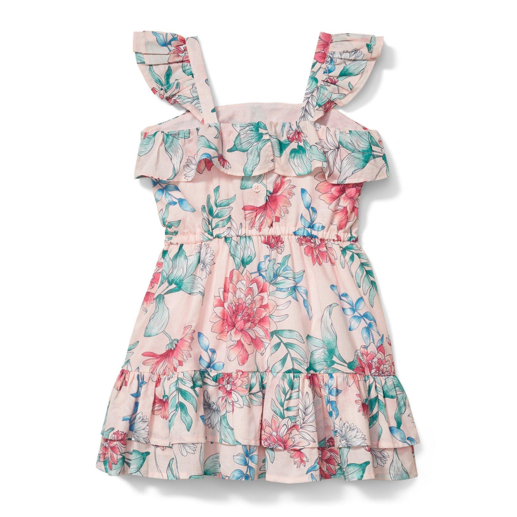 Ruffled Floral Dress image number 2