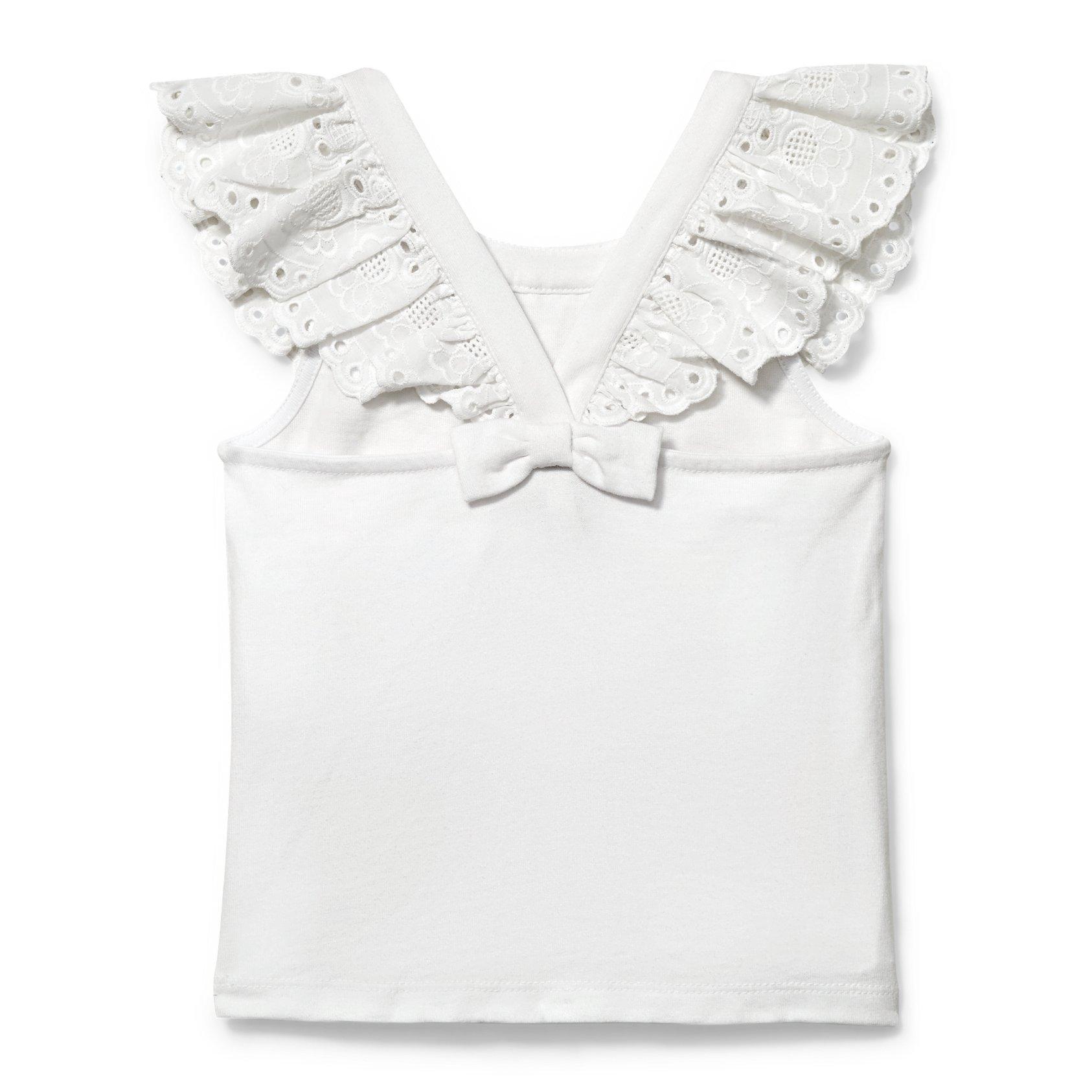 Eyelet Trim Top image number 1