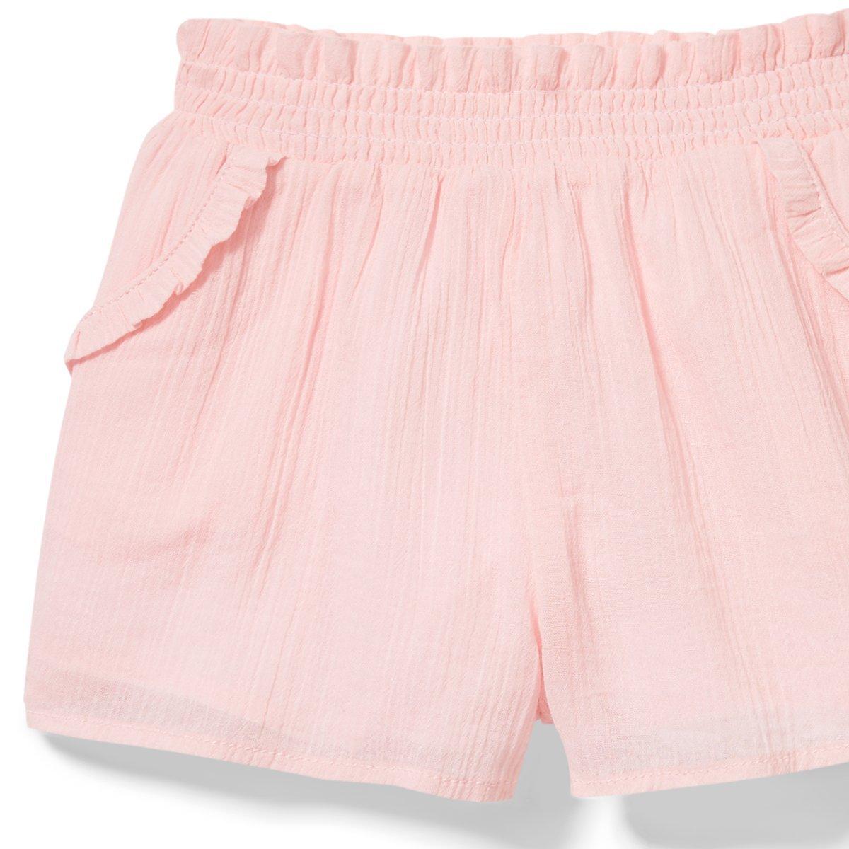 Ruffle Trim Gauze Short image number 2