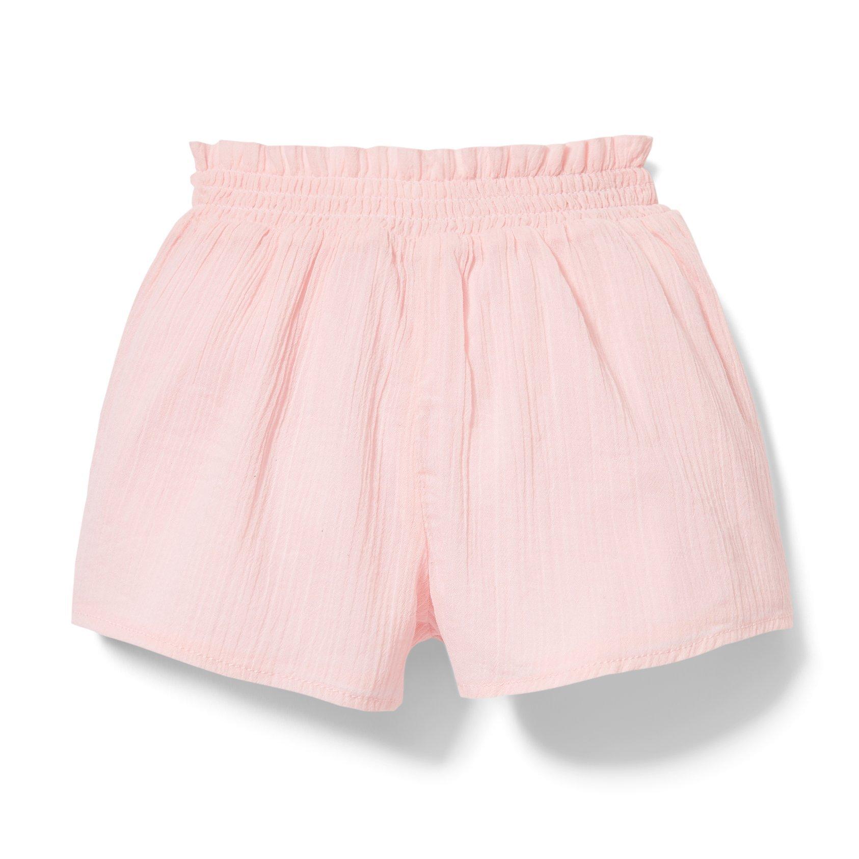 Ruffle Trim Gauze Short image number 1