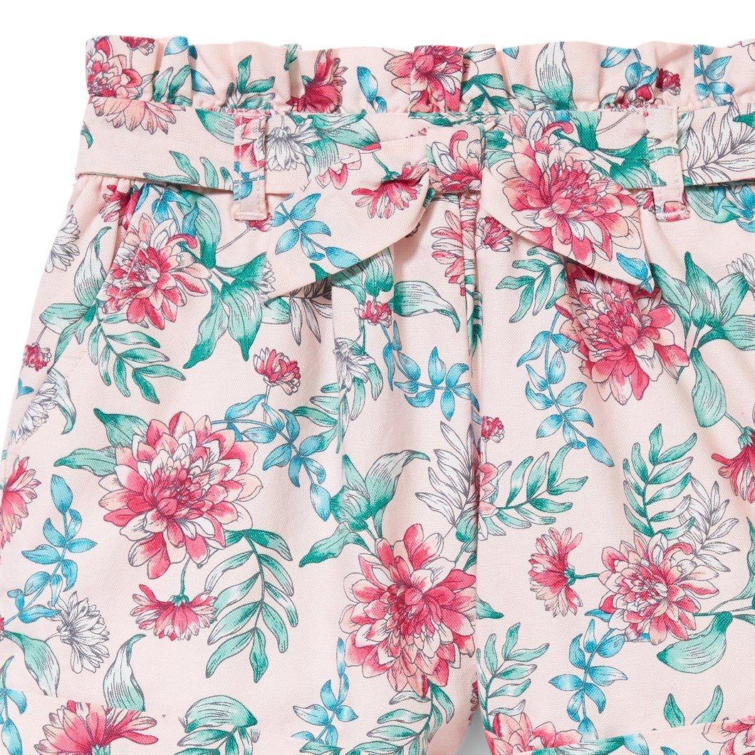 Floral Paperbag Waist Short image number 2