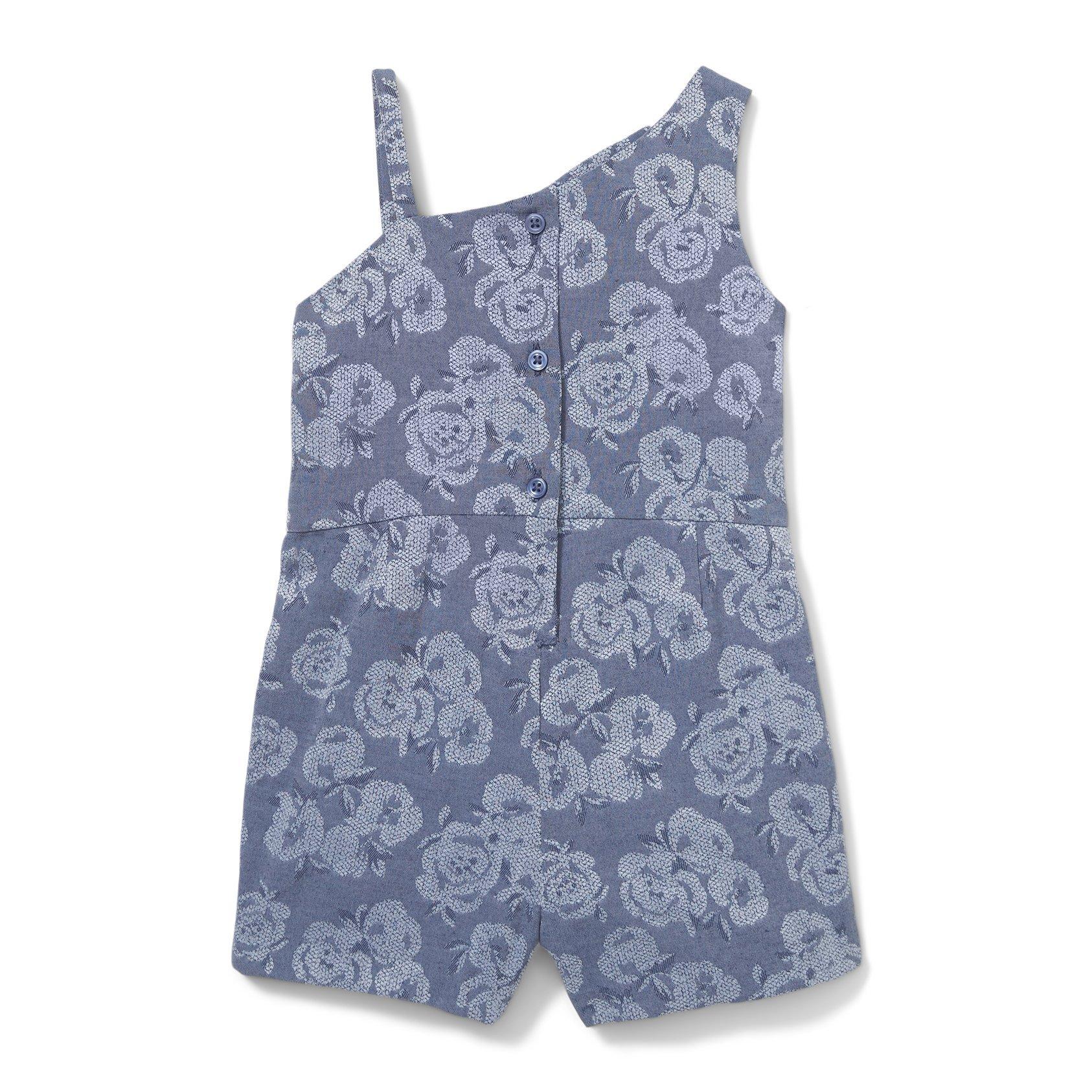 Floral Jacquard Romper image number 1