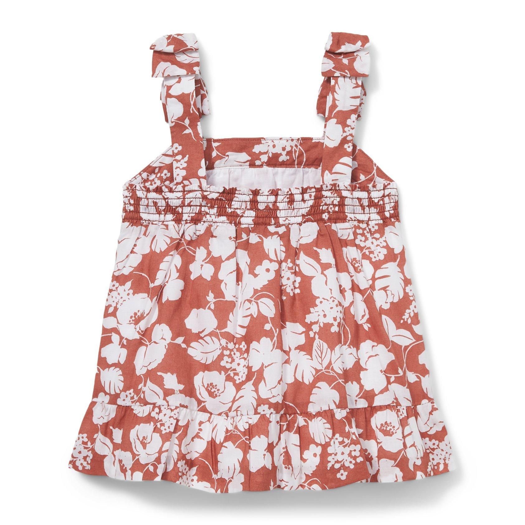 Bow Shoulder Floral Top image number 2