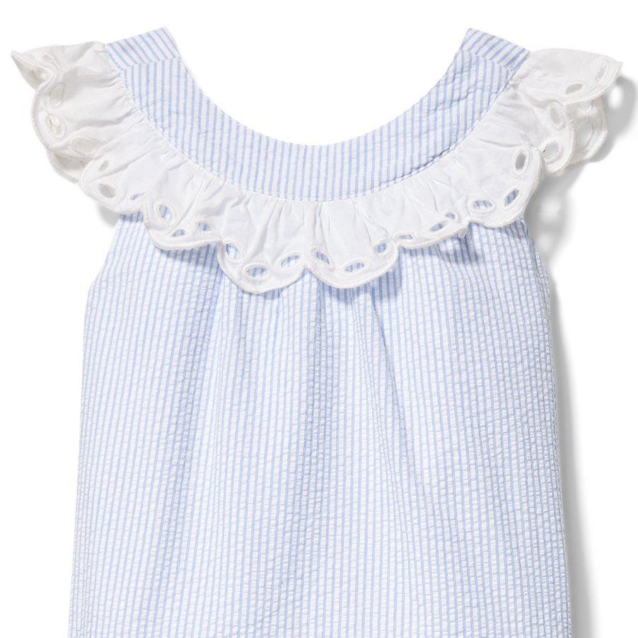 Drop Waist Seersucker Dress image number 2