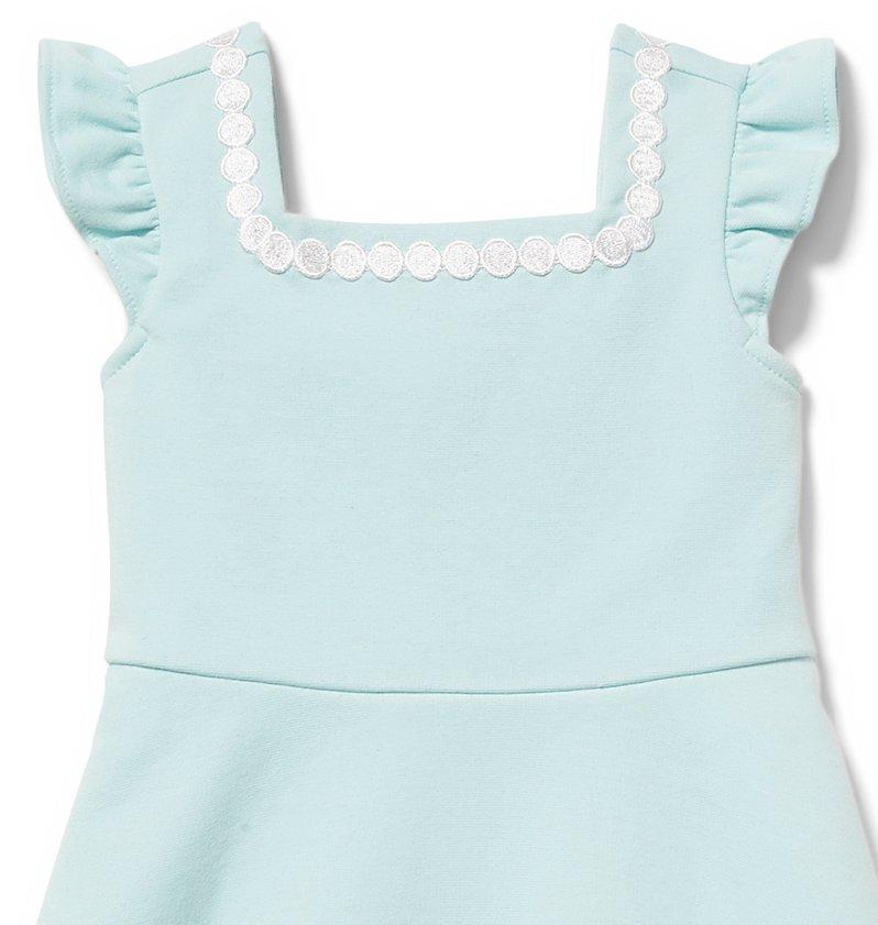 Dot Trim Ponte Dress image number 2