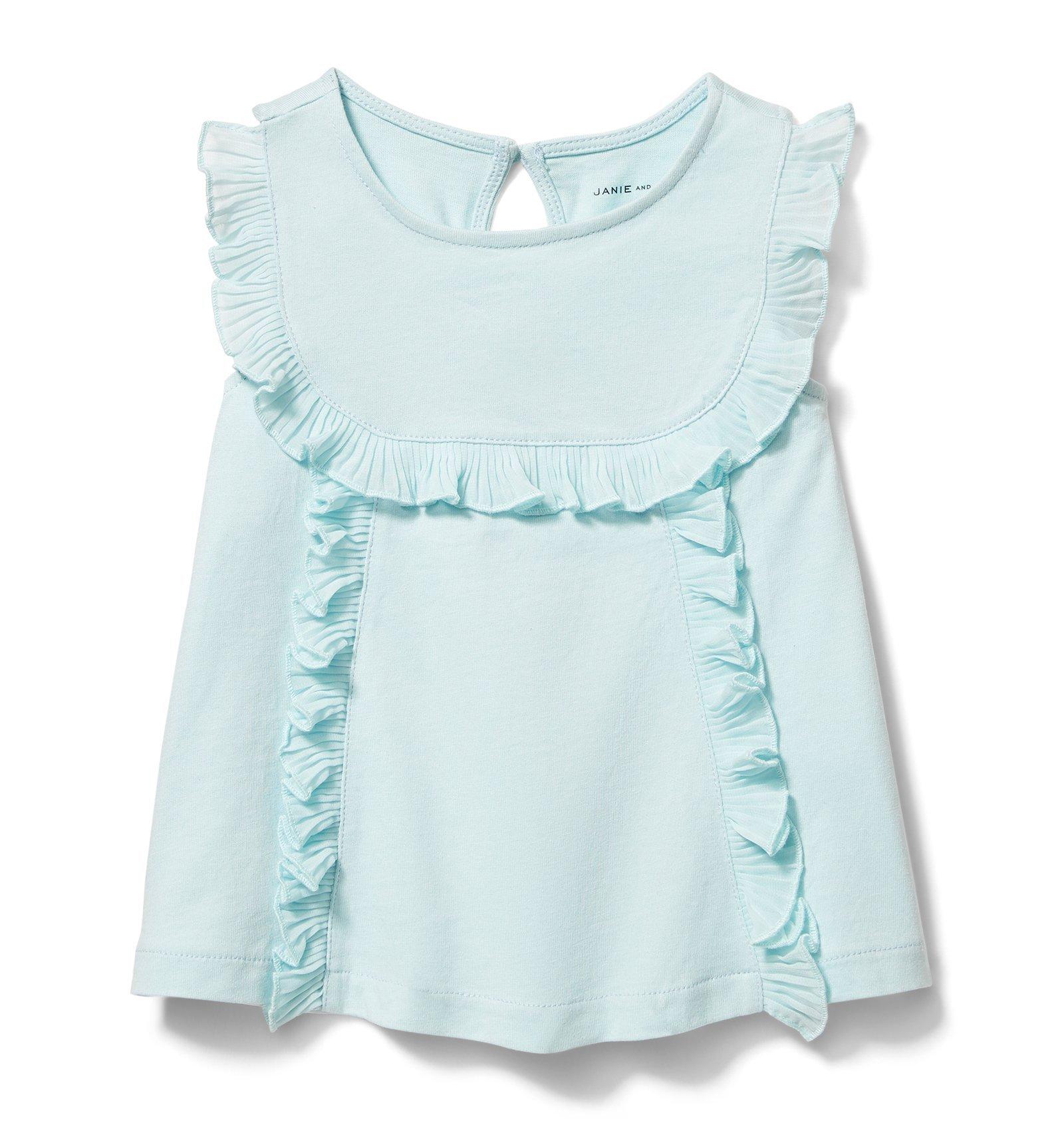 Chiffon Trim Top image number 0