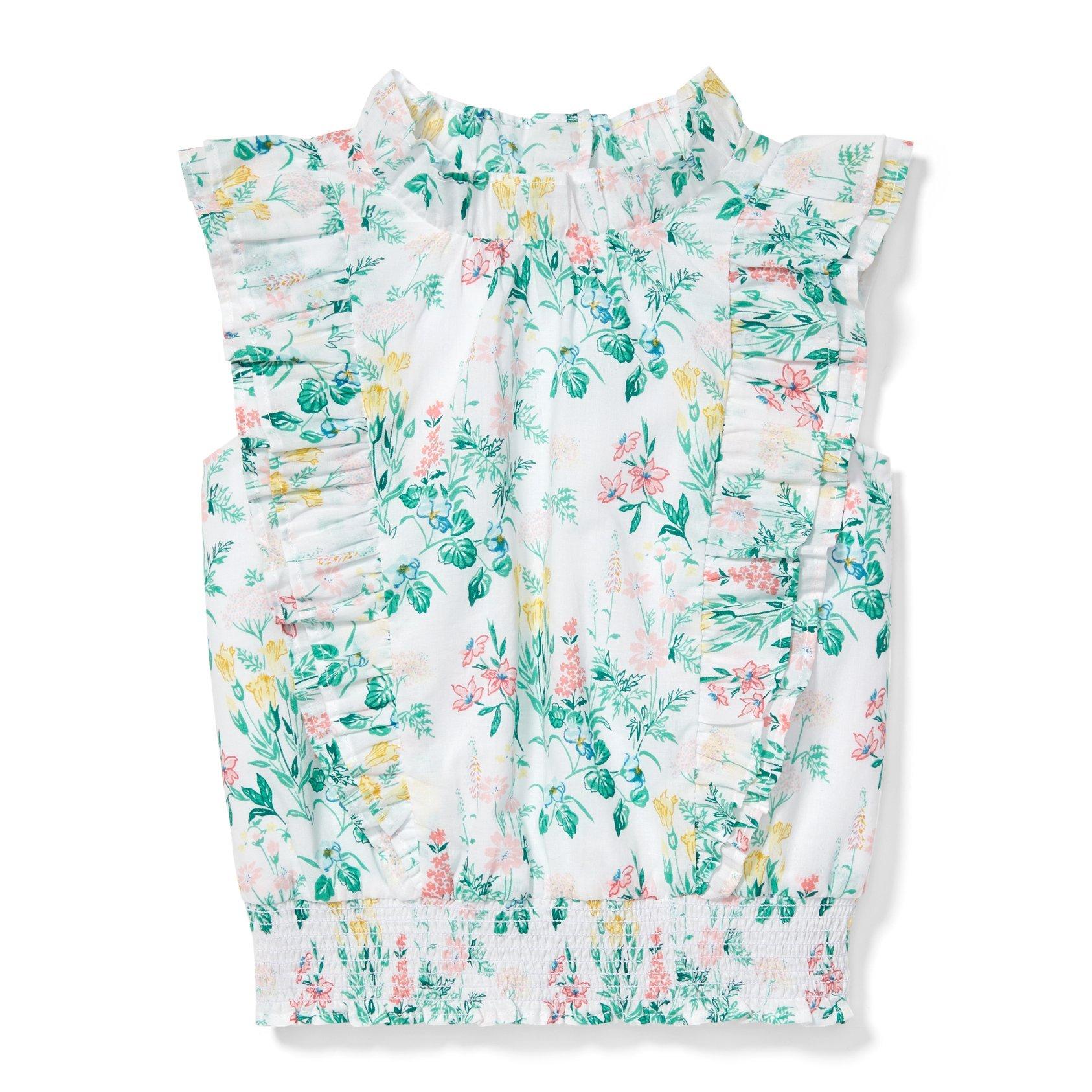 Floral Ruffle Top image number 0
