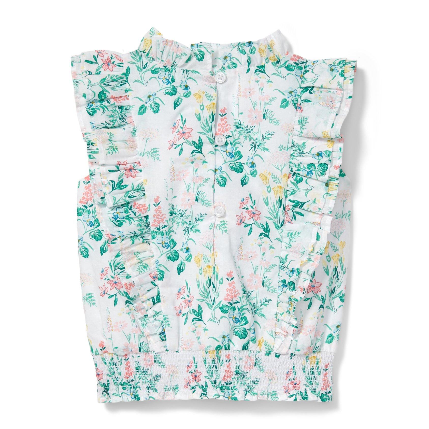 Floral Ruffle Top image number 1