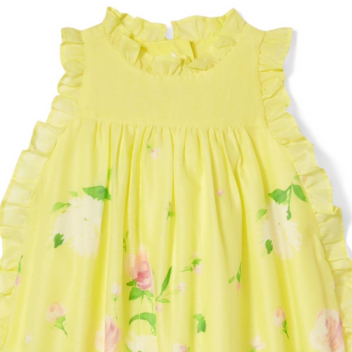 Floral Ruffle Trim Dress image number 3