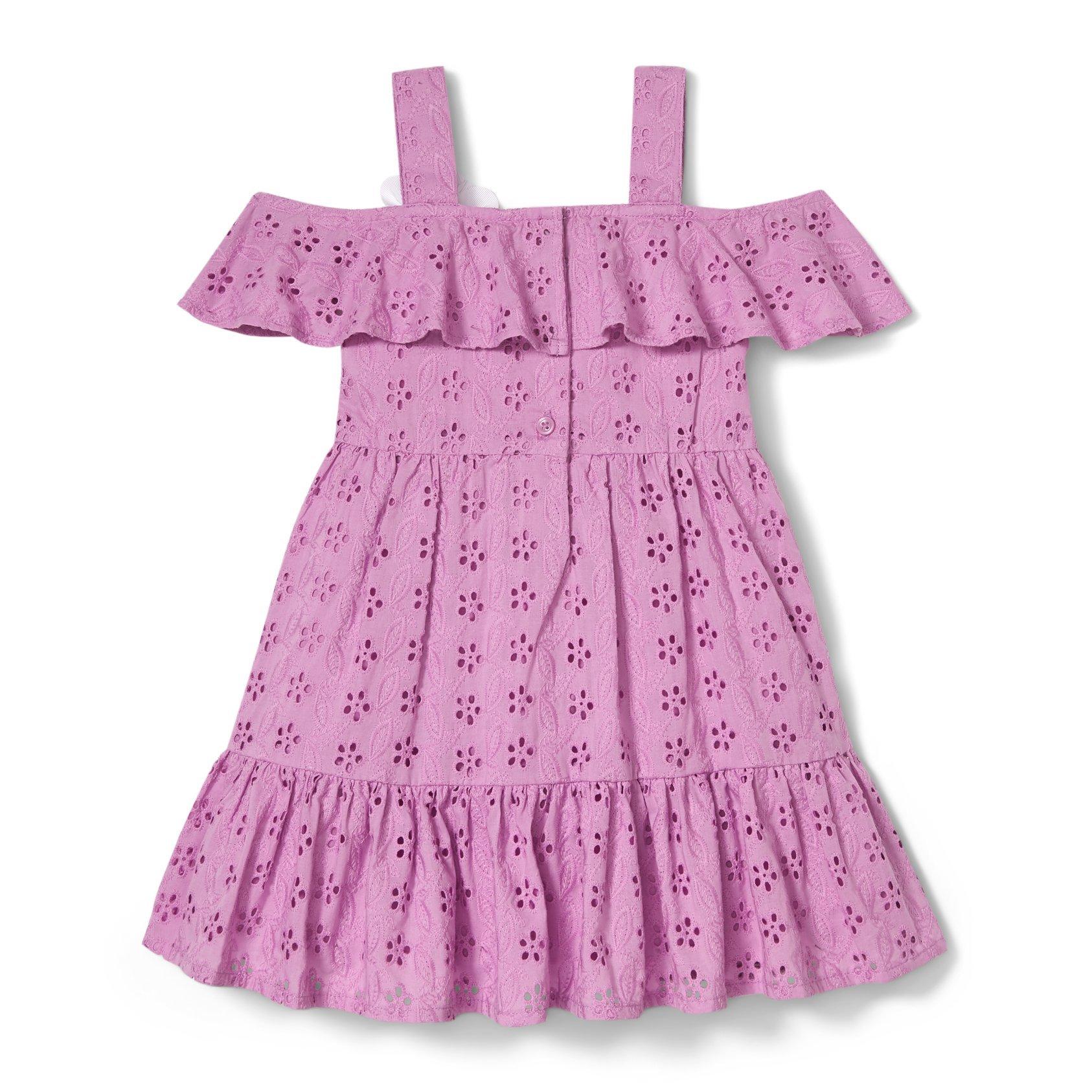 Eyelet Cold Shoulder Dress image number 1