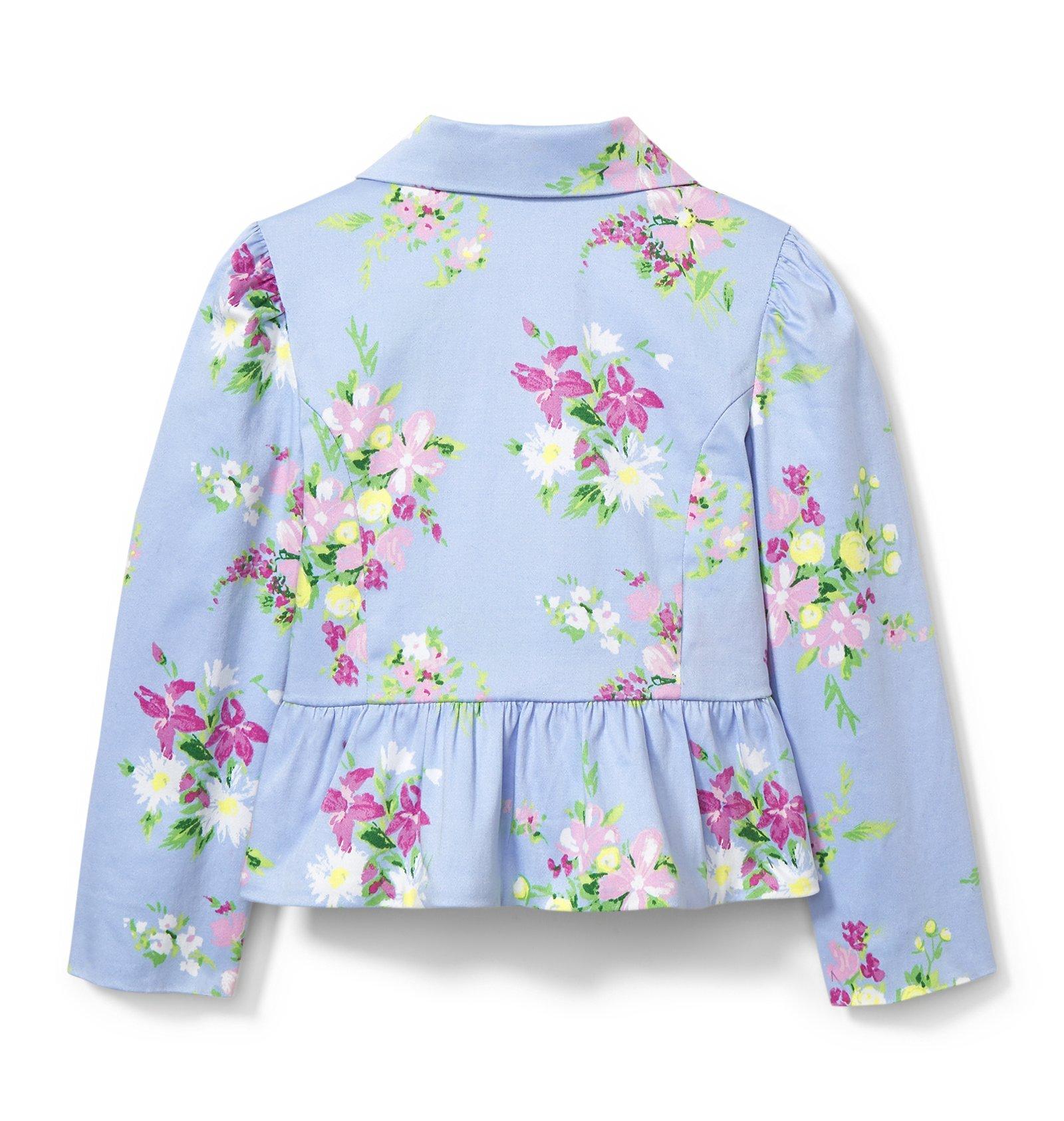 Floral Peplum Blazer image number 1