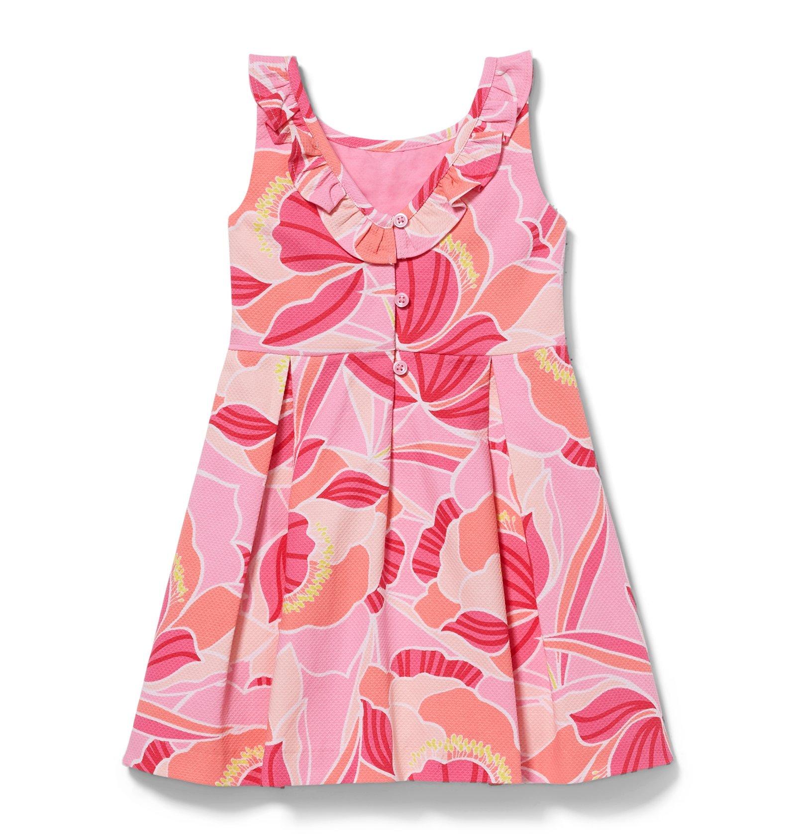 Peony Print Pique Dress image number 2