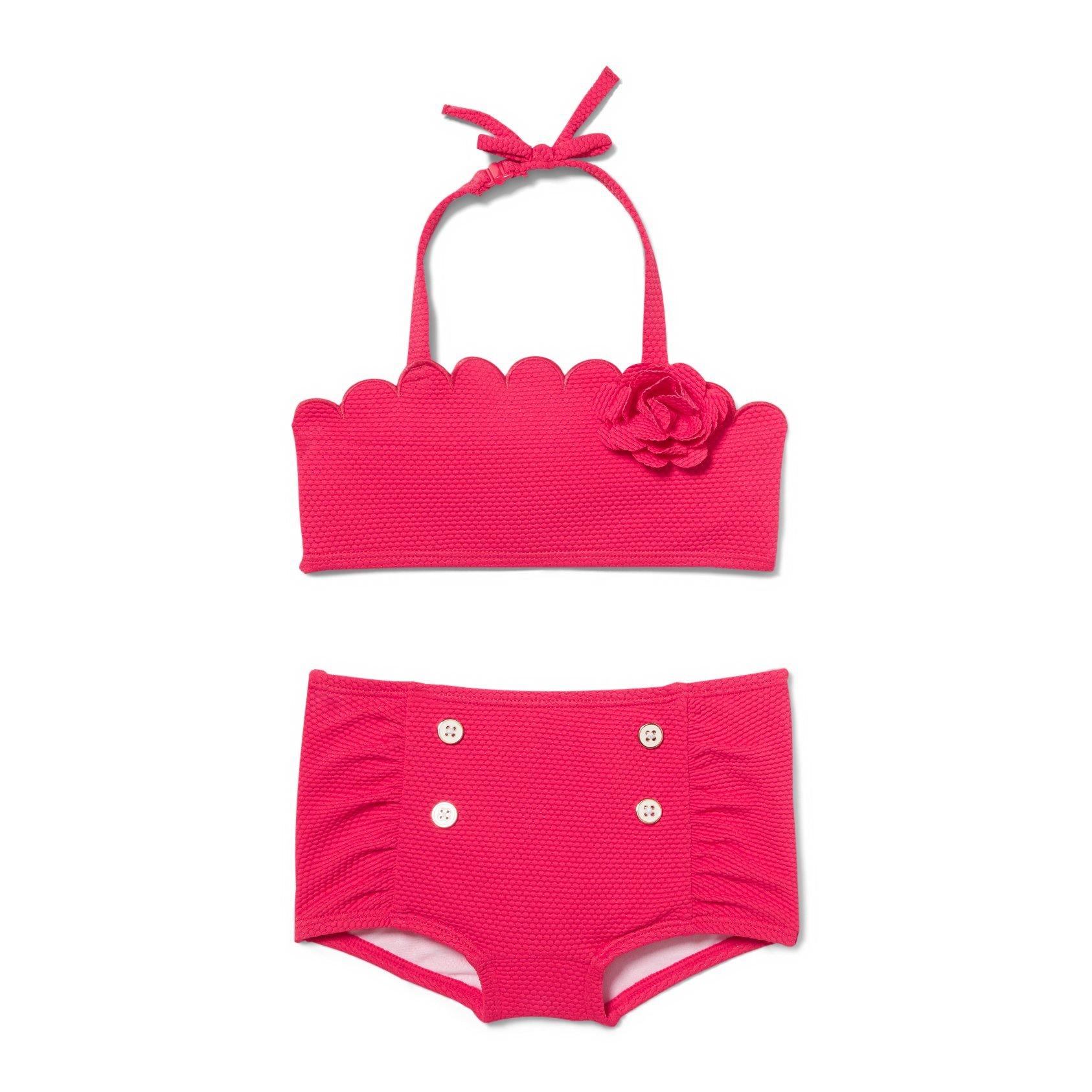 Scalloped 2-Piece Swimsuit image number 0