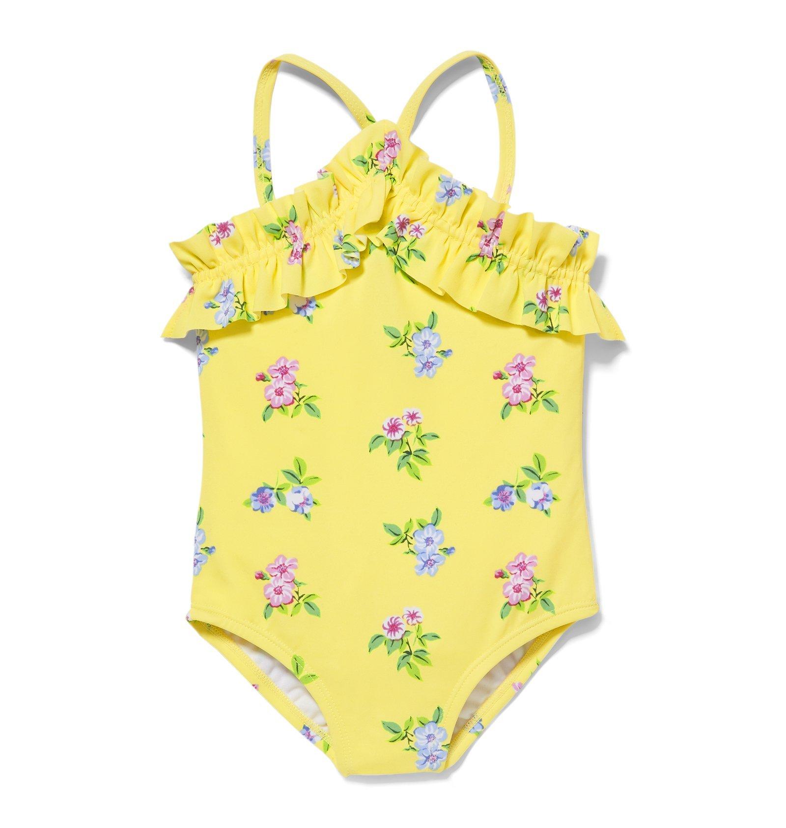 Floral Ruffled Swimsuit image number 0