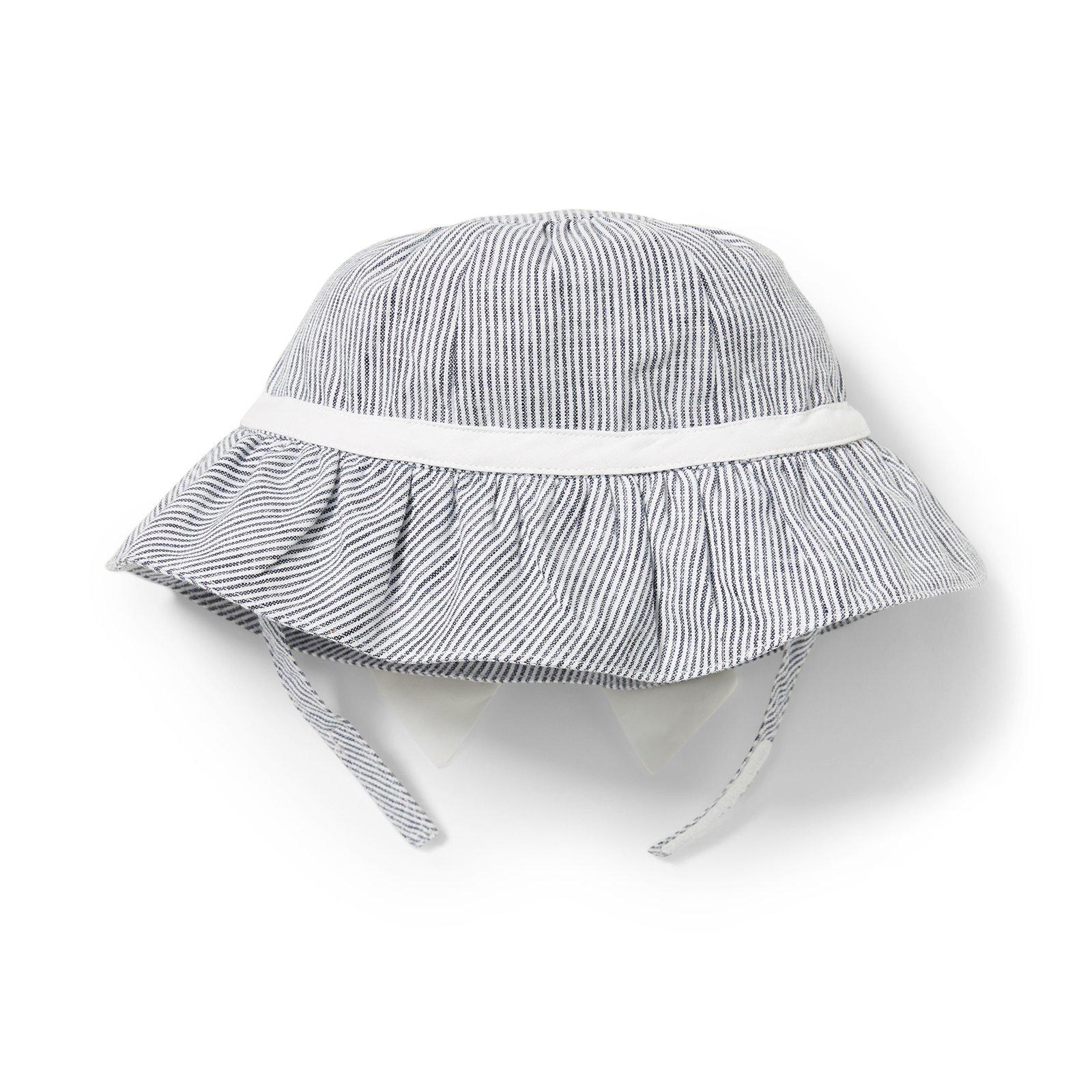 Linen Stripe Bucket Hat image number 0