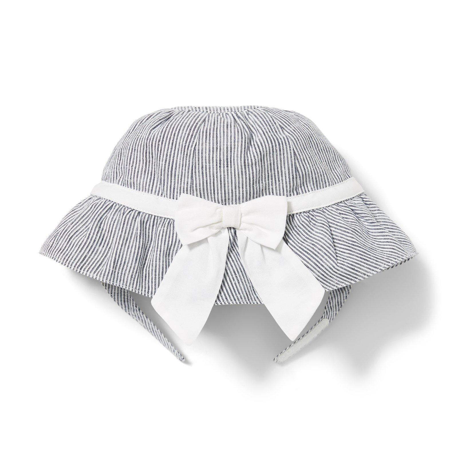 Linen Stripe Bucket Hat image number 1