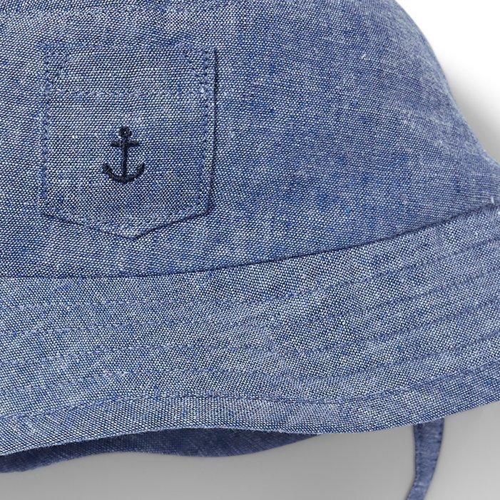 Linen Chambray Bucket Hat image number 1
