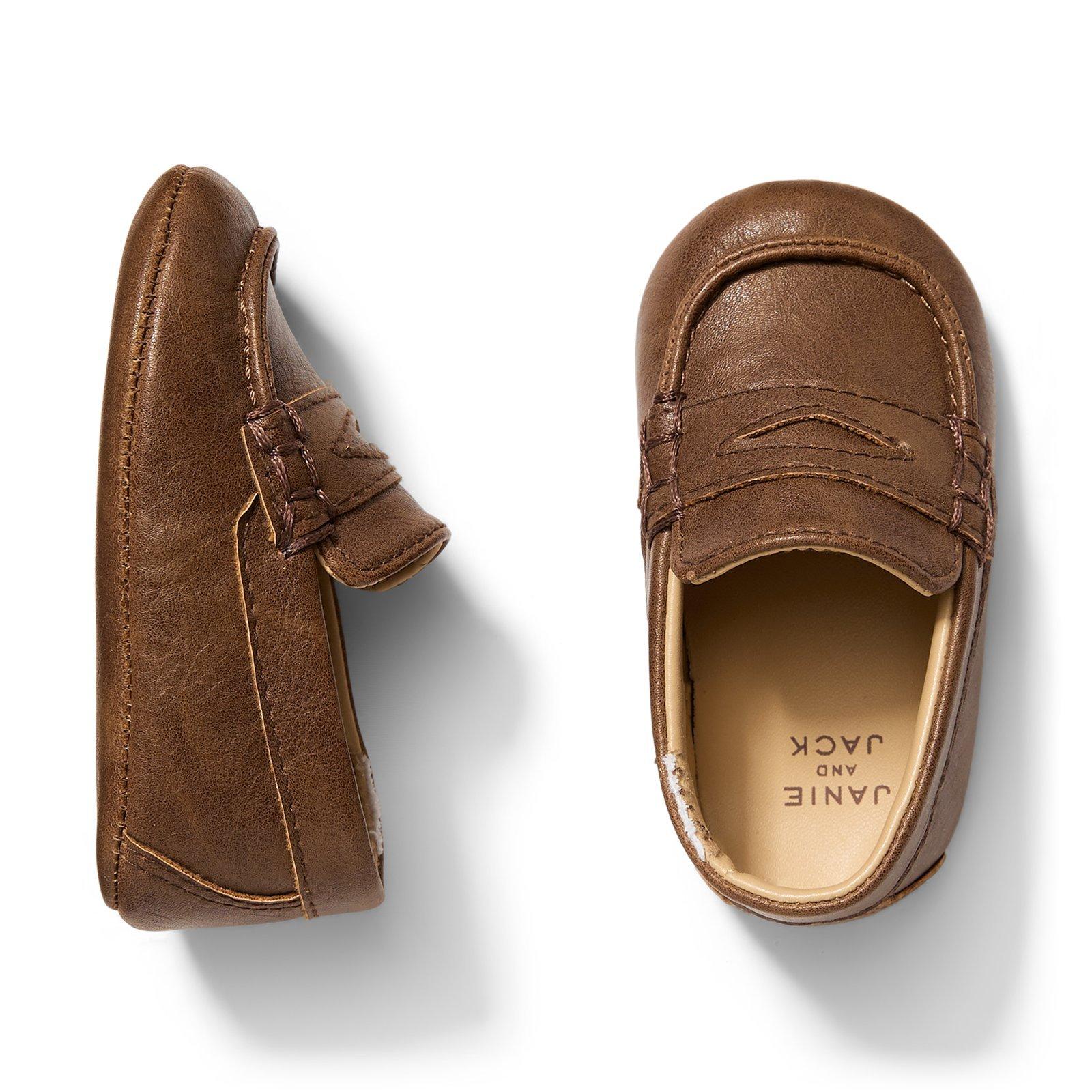 Penny Loafer Crib Shoe image number 0