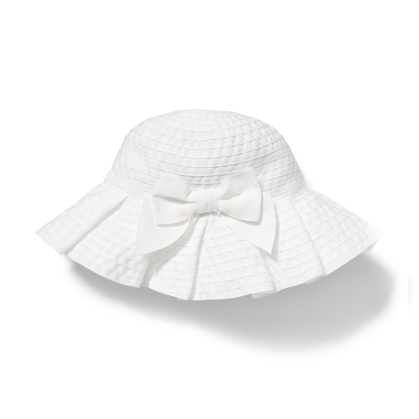 Pleated Ribbon Sun Hat image number 1