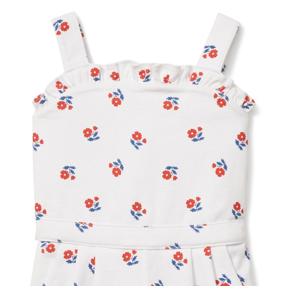 Flower Print Romper image number 2