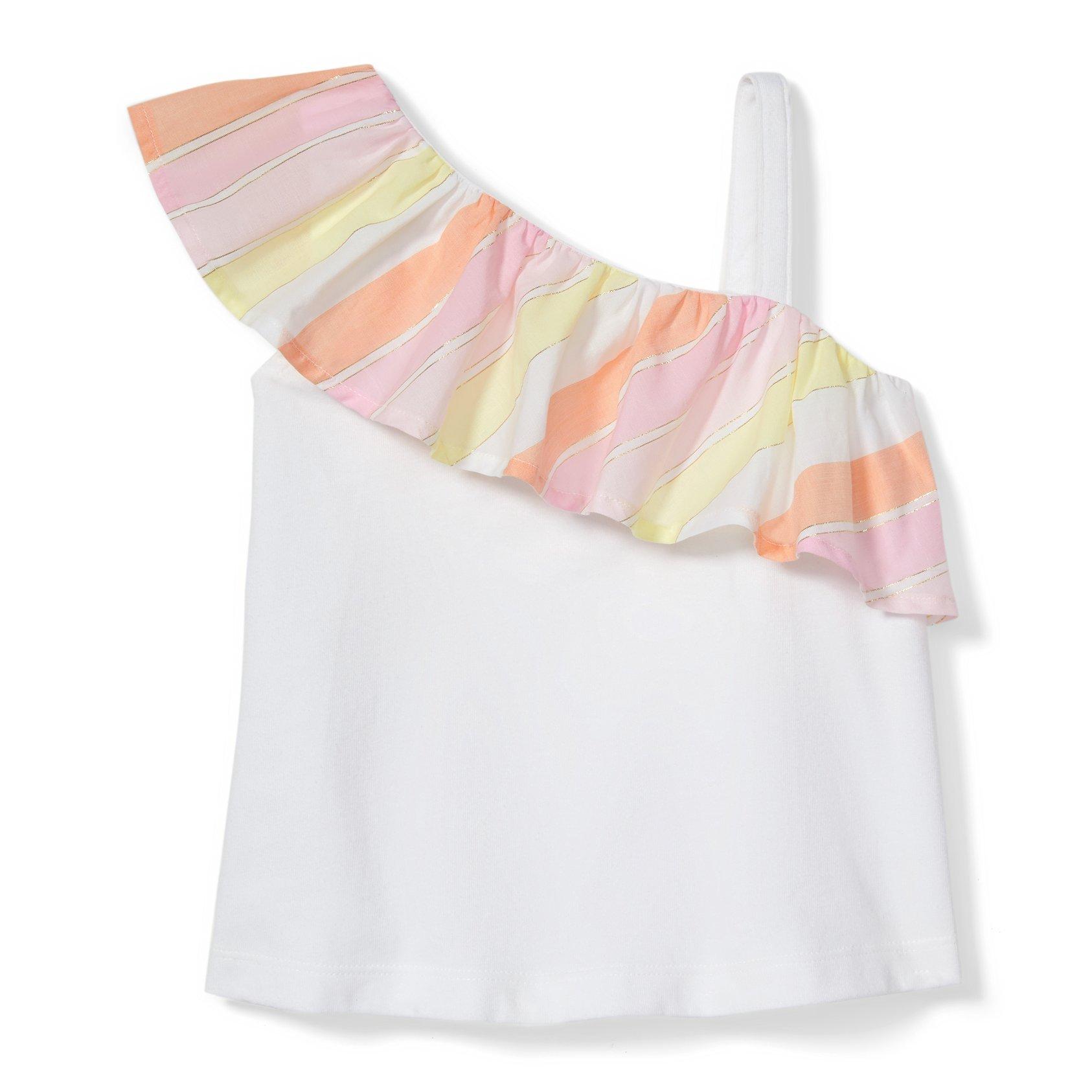 Striped Ruffle Top image number 0