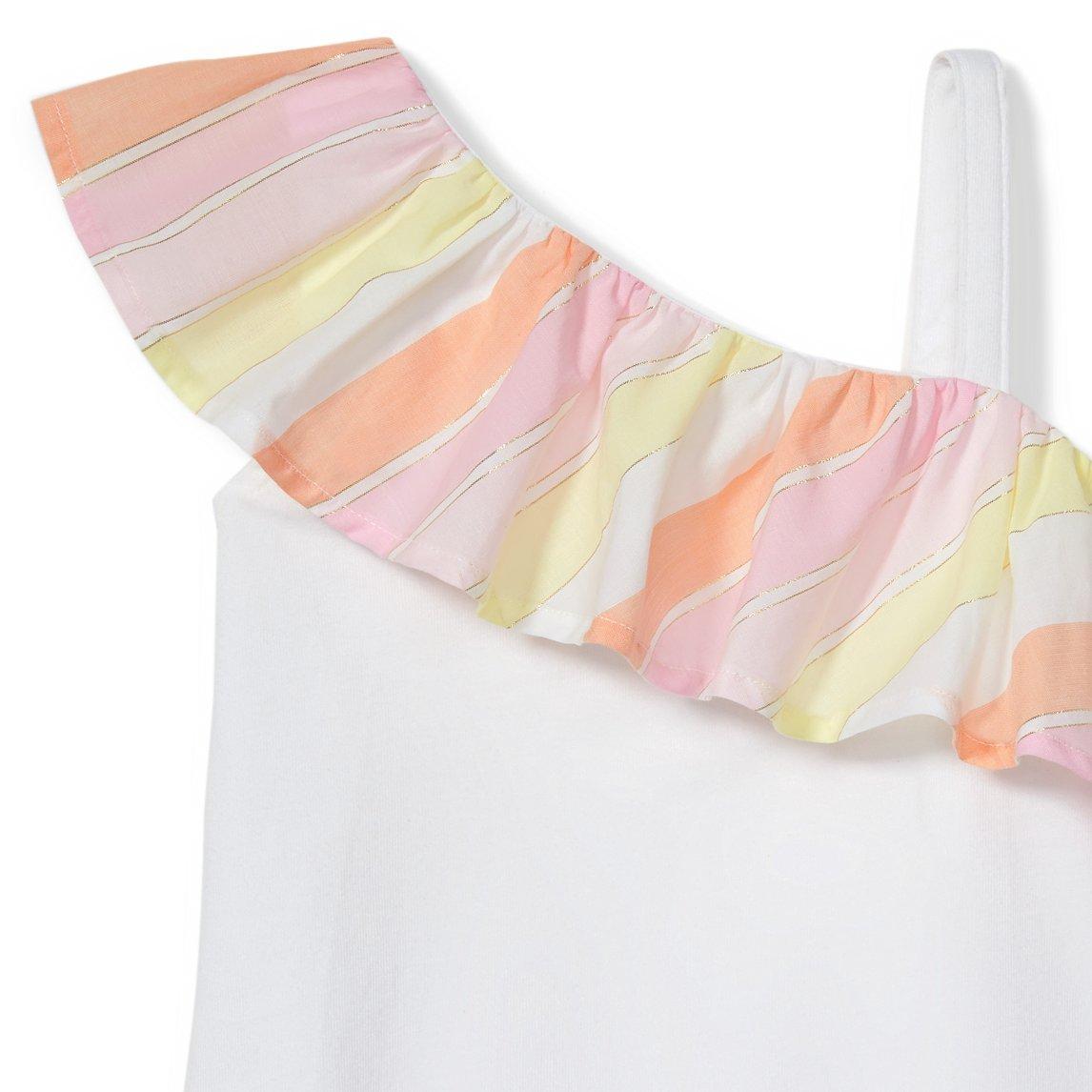 Striped Ruffle Top image number 2