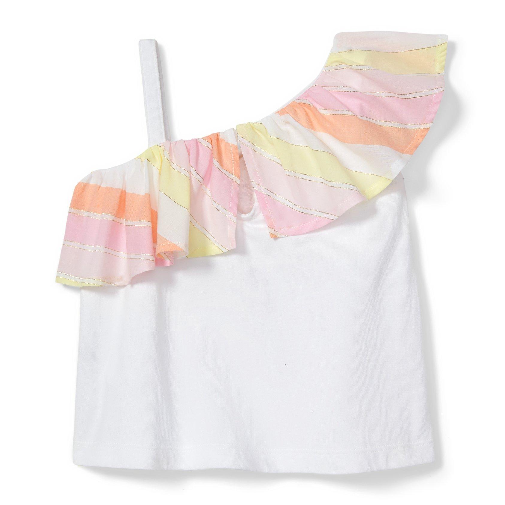 Striped Ruffle Top image number 1