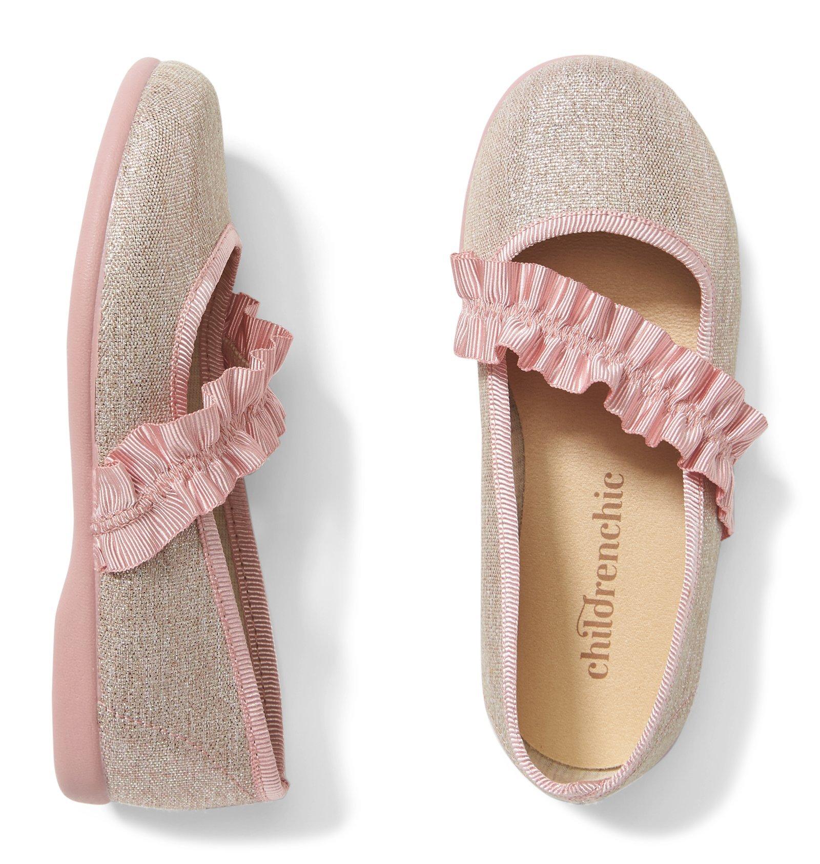 Childrenchic® Ruched Grosgrain Mary Jane Flat image number 0