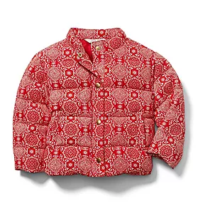 Juno Valentine Bandana Puffer Jacket 