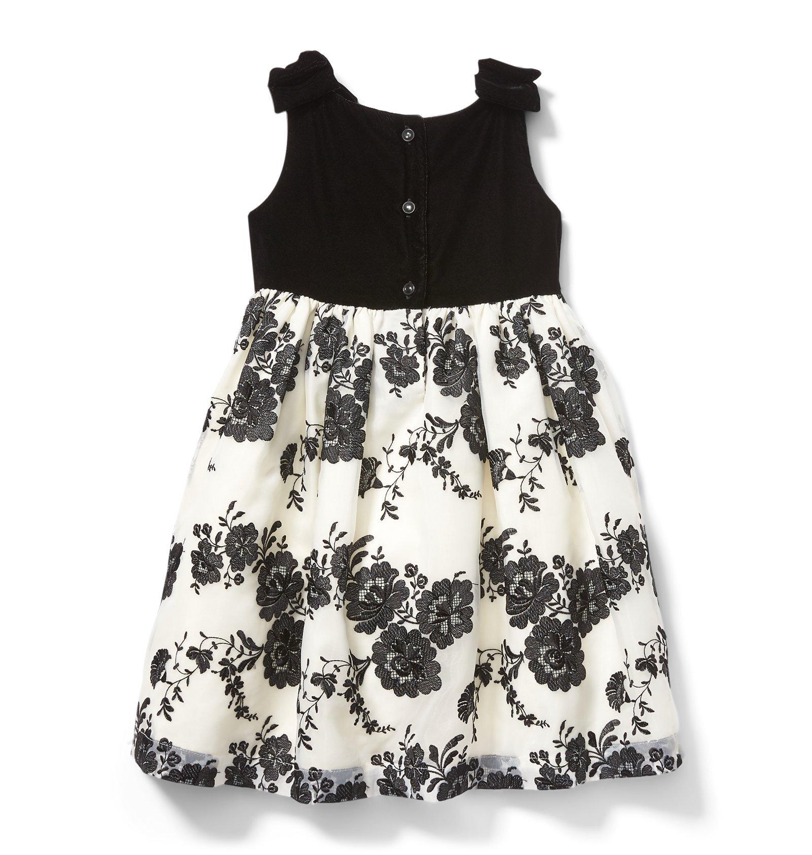 Juno Valentine Velvet Floral Dress  image number 1