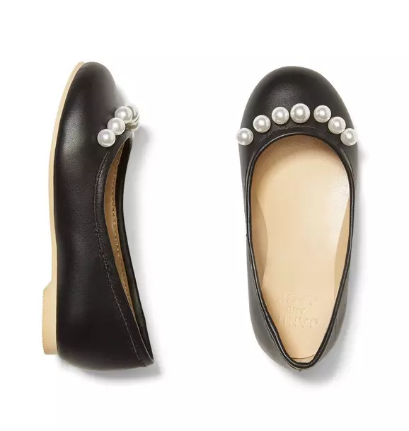 Juno Valentine Faux Pearl Flat  image number 0