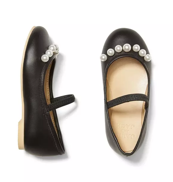 Juno Valentine Faux Pearl Flat  image number 1