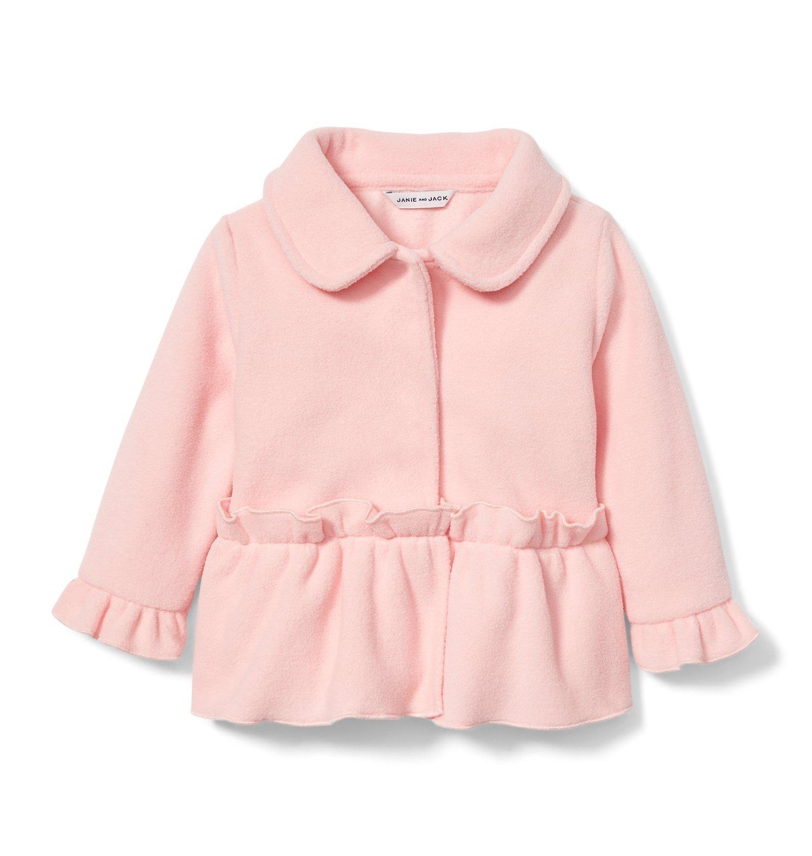 Fleece Peplum Jacket