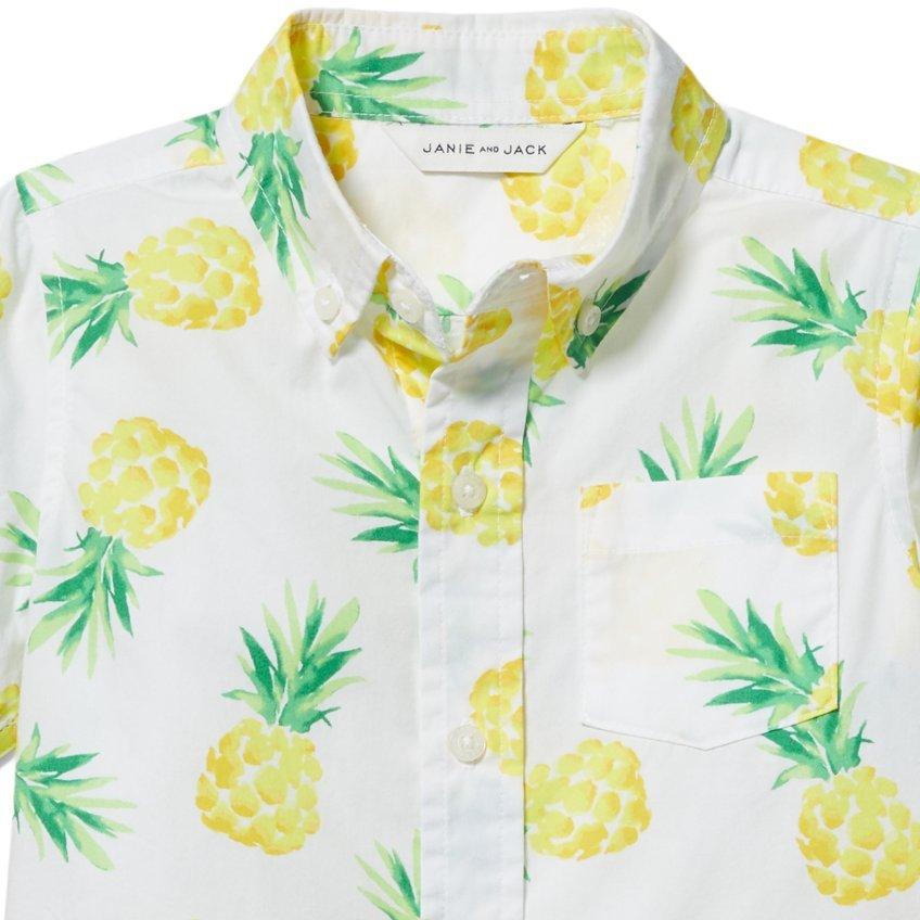 Pineapple Poplin Shirt image number 1