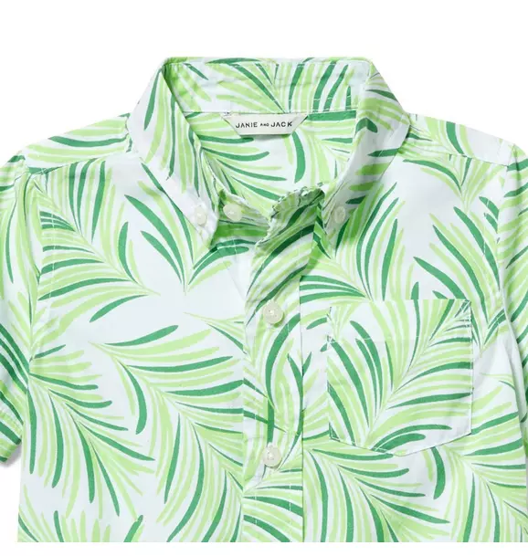 Palm Poplin Shirt image number 1